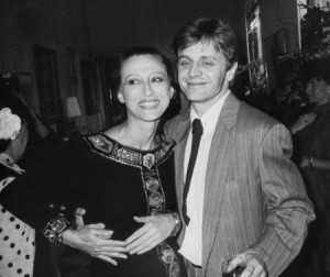 Majja Plisentskaya con Mikhail Baryshnikov