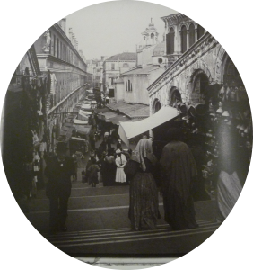 Venezia vista Rialto e Mercerie, Settembre 1900