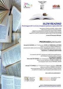 LOCANDINA SLOW READING MARZO-APRILE