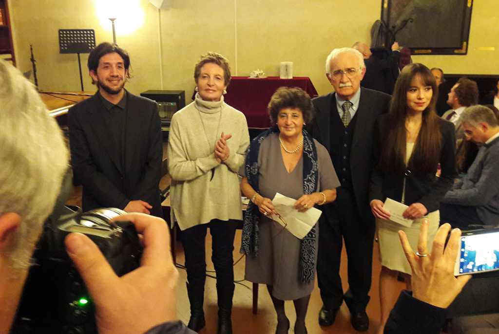 Angelo Tartarelli, Mirella Haggiag, Paola Bassani, Giulio Ferroni e Luana Comparetto (foto Giorgia Mazzotti)
