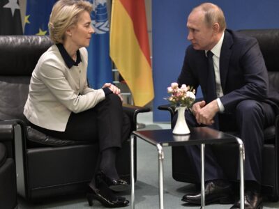 Vladimir Putin e Ursula von der Leyen Russia e Europa