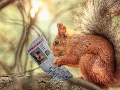 scoiattolo giornale