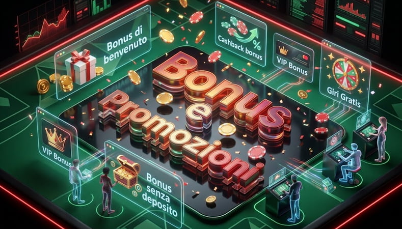 bonus che offrono i casino